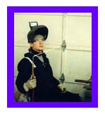 Jim Fluri operating Brown's Gas torch